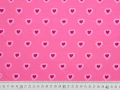 Jersey Herzen, rosa