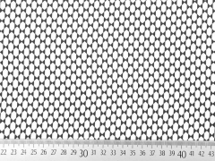 Viskose grafisches Muster,  dunkelgrau wei�