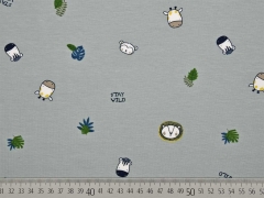 Bio-Jersey Tiere Stay Wild, altmint