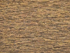 Kork Wellenmuster, schwarz braun