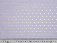 RESTST�CK 83 cm Baumwollstoff Batist Shearly Punkte, hellblau meliert