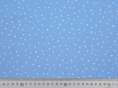 Viskose Punkte, weiss hellblau
