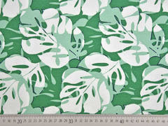 Jersey Palmenblatt gr�n wei�