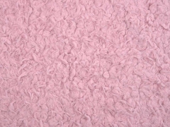 flauschig weicher Zottel Stoff, altrosa