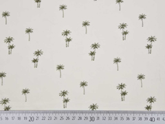 RESTST�CK 62 cm Viskose Palmen, khaki ecrue