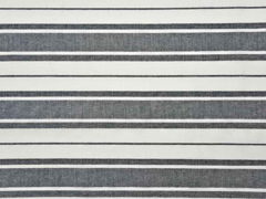 Baumwollstoff Streifen in schwarz-weiss