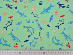 Jersey Fische und Taucher, hellgr�n