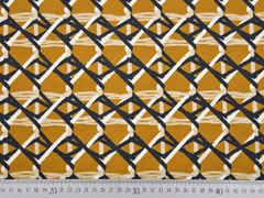 Jersey Gitternetz, ocker dunkelgrau wei�