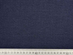 Punto di Roma Jersey kleingemustert Punkte Striche, anthrazit dunkelblau