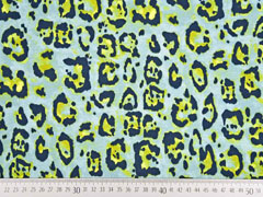 Jersey Leopardenmuster, mintgr�n