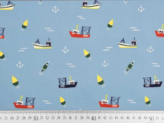 Softshell Boote Anker Wellen, hellblau