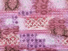 Plissee mit goldfarbigen Glitzer, beere