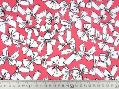 RESTST�CK 200 cm Milliblus Easy Chic Voile Schleifen, coralle