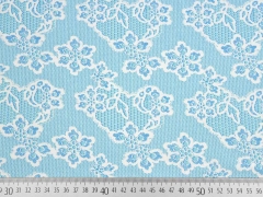 Jersey Lace Muster, hellblau