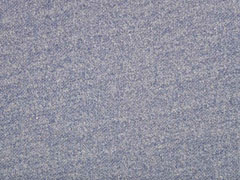 lockerer French Terry, washed jeansblau melange