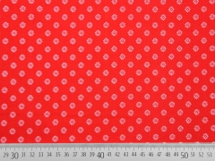 Baumwolle Little Darling Mini G�nsebl�mchen, orangerot