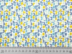 Jersey kleingemustert, ockergelb mint