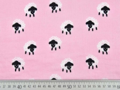 Musselin Double Gauze Sch�fchen, rosa