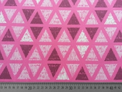 RESTST�CK 22 cm Sweat Dreiecke Rauten - rosa