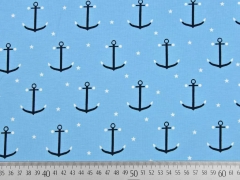 Jersey Anker & Sterne, hellblau