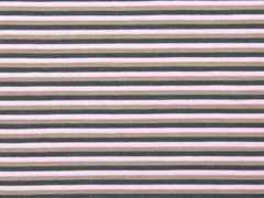 Jersey Streifen, grau rosa