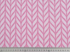 Bio-Jacquard Hamburger Liebe Maxi Knit, wei� rosa melange