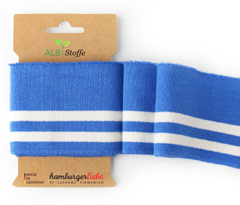 Bio-B�ndchen Cuff Me COLLEGE blau cremeweiss