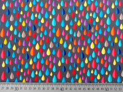 Jersey Tropfen Hamburger Liebe, bunt grau