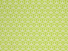 RESTST�CK 27 cm Jersey Peace Lycklig Design, gr�n