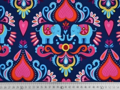 Jersey Elefanten Herzen Hamburger Liebe, dunkelblau