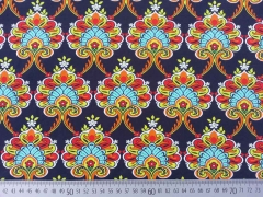 RESTST�CK 97 cm Jersey Daydream opulente Ornamente, dunkelblau