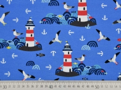 Jersey Lighthouse Island by Lila-Lotta, mittelblau