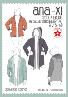 Ana XL Damen-Strickjacke Schnittmuster