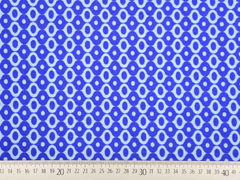 Jersey Tropfen, hellblau mittelblau