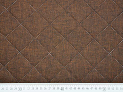 Moskau gesteppter Taschenstoff Nougat braun