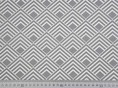 beschichtete BW Quadrate Leona, grau