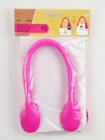 Taschenhenkel 38 cm Kunstleder, neon pink #996