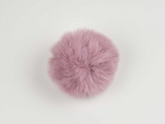 Kunstfellbommel Taschenanh�nger 6cm, altrosa