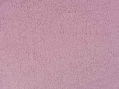 Teddyfleece Teddyfell aus Baumwolle, altrosa