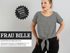 Frau Bille Knotenshirt Schnittmuster Studio Schnittreif