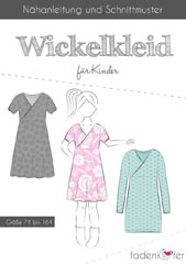 Schnittmuster Wickelkleid Kinder Fadenk�fer