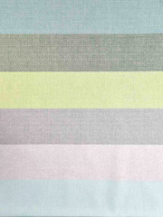 Dekostoff Blockstreifen, hellgrau hellgr�n hellblau