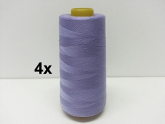 4 x 2743 m Overlock-Garn (3000 yds), helles lila #312