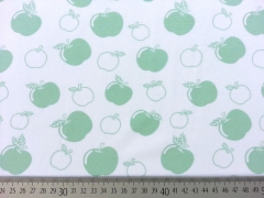 Bio-Jersey Stenzo �pfel,  hellgr�n auf wei�