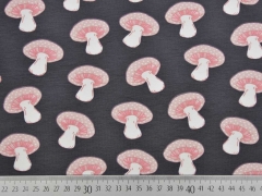 Jersey Stenzo Pilze, altrosa dunkelgrau