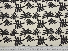 Jersey chinesische Zeichen, schwarz/creme