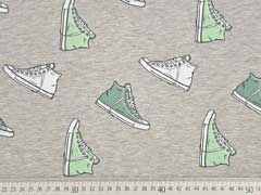 Jersey Turnschuhe Sneaker Stenzo, mint grau
