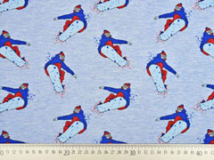 Sweat Snowboarder Stenzo, hellblau melange