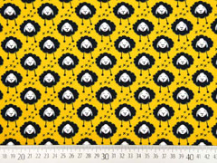 Bio-Jersey Stenzo Schafe Kreuze, senf