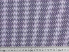 Baumwollstoff kleine Tropfen, dunkelblau wei�